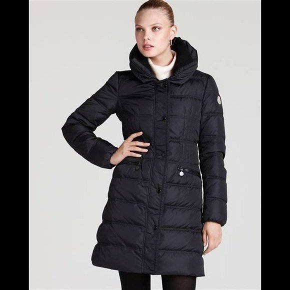 Moncler Jackets & Blazers - NWOT Moncler VOS Giubboto 3/4 puffer no hood, black, size 3 RARE FIND!!